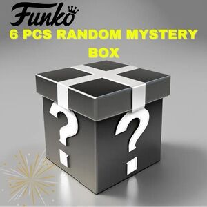 FUNKO POP! 6 PCS Random Mystery Box. No Doubles!
